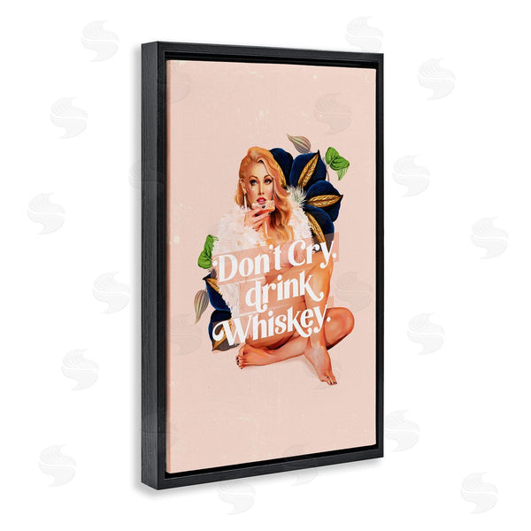 Stupell Industries The Whiskey Ginger | Don't Cry Drink Whiskey Wall Art