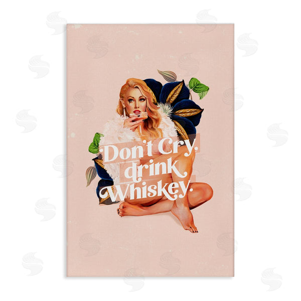 stupell industries The Whiskey Ginger | Don't Cry Drink Whiskey Wall Art