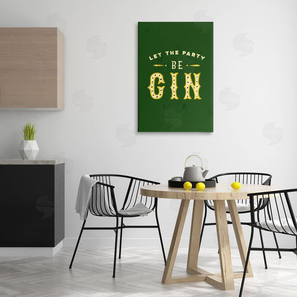 Stupell Industries The Whiskey Ginger | Let Party Be Gin Pun Wall Art