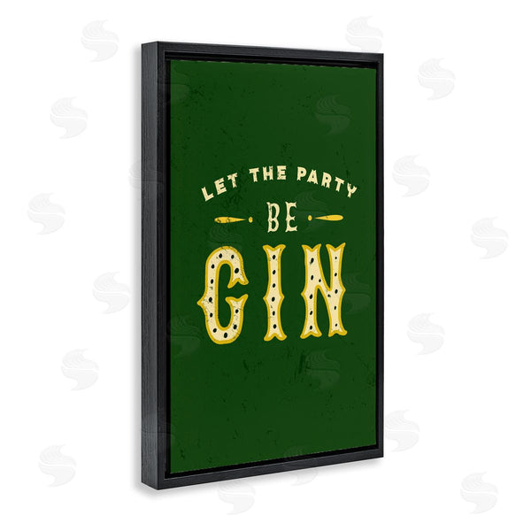 Stupell Industries The Whiskey Ginger | Let Party Be Gin Pun Wall Art