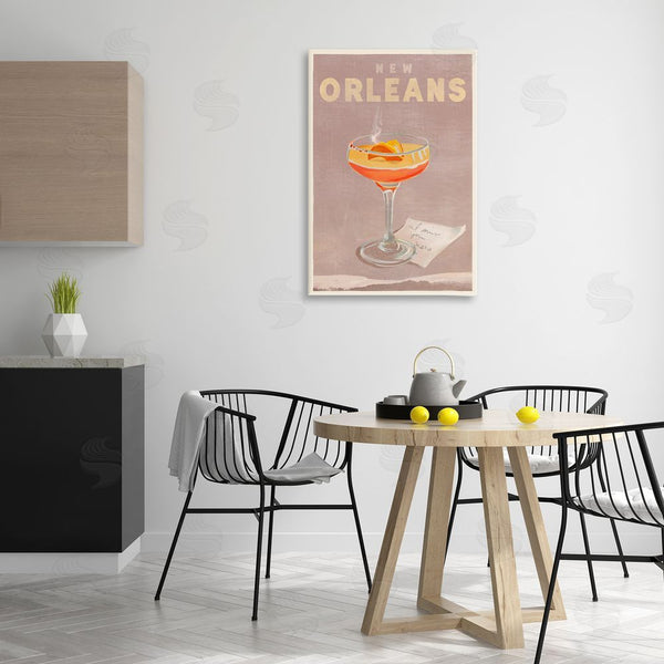 Stupell Industries The Whiskey Ginger | New Orleans Cocktail Wall Art