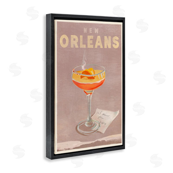 Stupell Industries The Whiskey Ginger | New Orleans Cocktail Wall Art