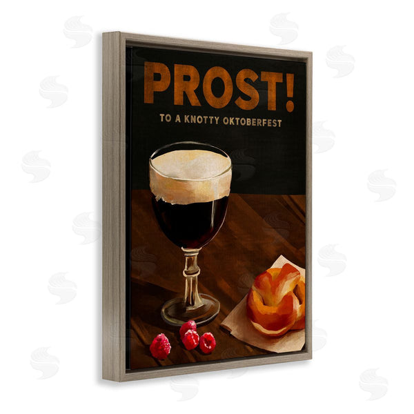 Stupell Industries The Whiskey Ginger | Prost Beer & Pretzel Wall Art