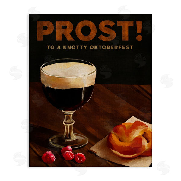 stupell industries The Whiskey Ginger | Prost Beer & Pretzel Wall Art