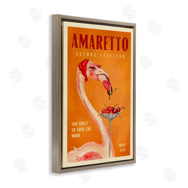 Stupell Industries The Whiskey Ginger | Vintage Amaretto Flamingo