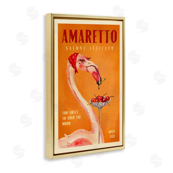 Stupell Industries The Whiskey Ginger | Vintage Amaretto Flamingo