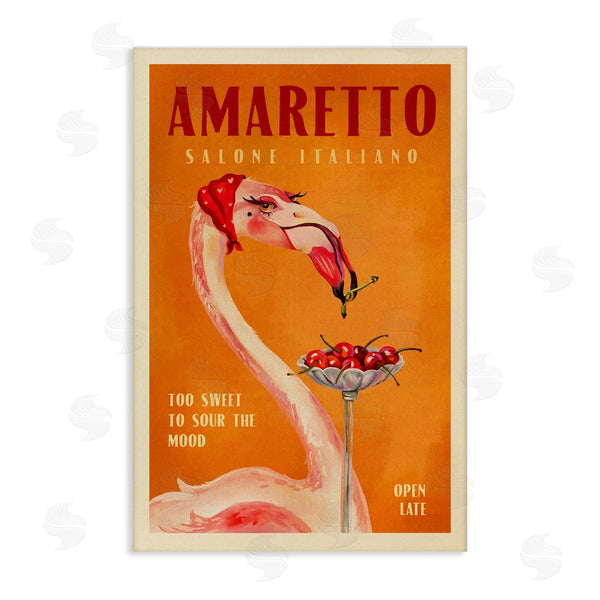 stupell industries The Whiskey Ginger | Vintage Amaretto Flamingo