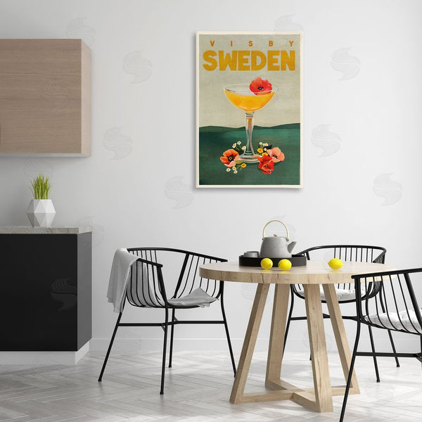 Stupell Industries The Whiskey Ginger | Visby Sweden Cocktail Wall Art