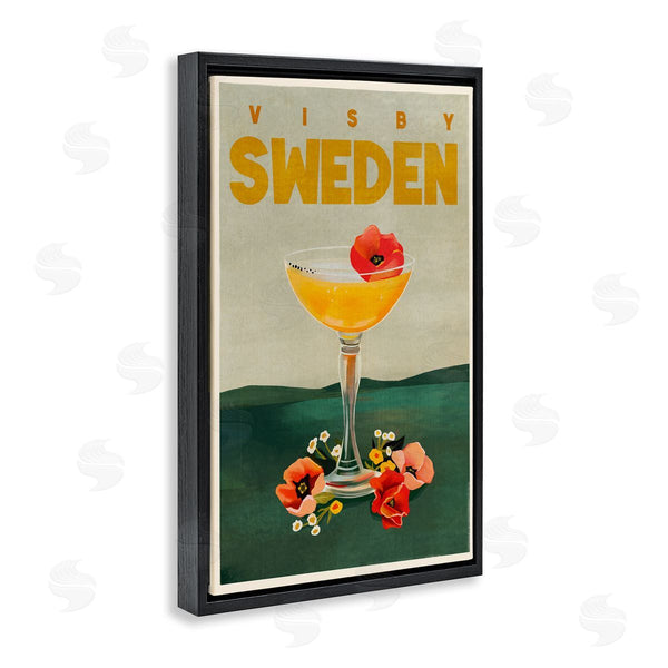 Stupell Industries The Whiskey Ginger | Visby Sweden Cocktail Wall Art