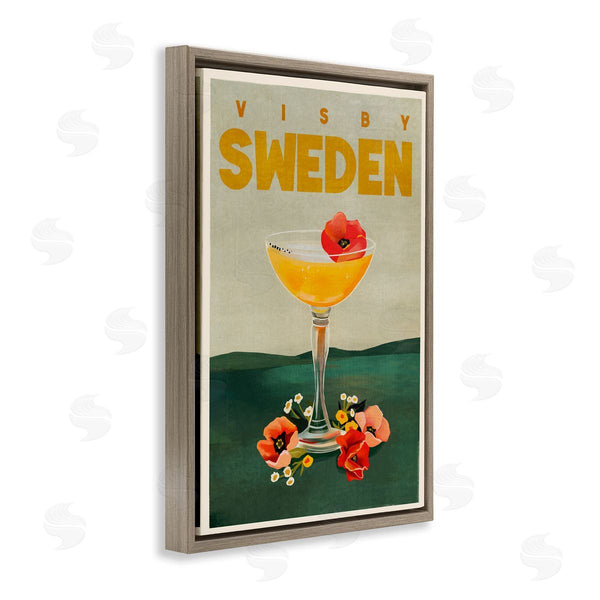 Stupell Industries The Whiskey Ginger | Visby Sweden Cocktail Wall Art