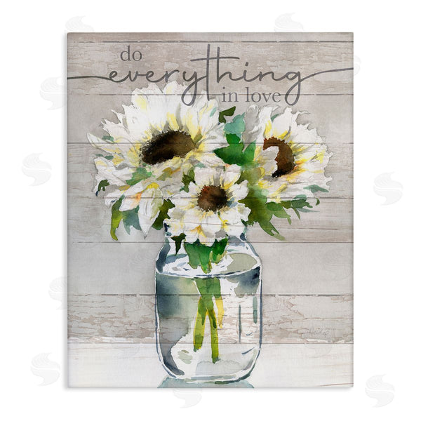 stupell industries Theresa Troise Heidel | Everything in Love Romantic Country Blooms Bouquet Wall Art