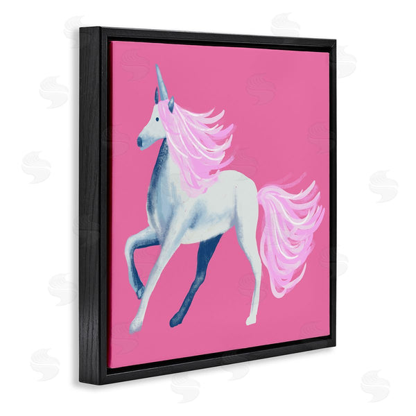 Stupell Industries Thimblepress | Pink Unicorn Illustration Wall Art