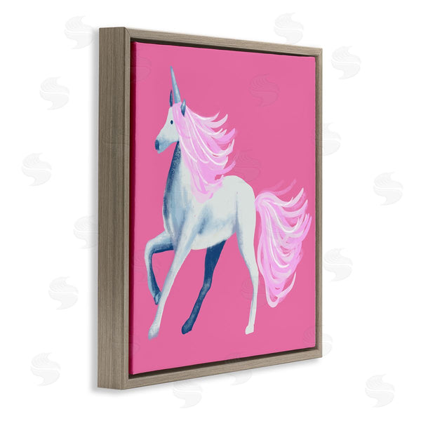 Stupell Industries Thimblepress | Pink Unicorn Illustration Wall Art