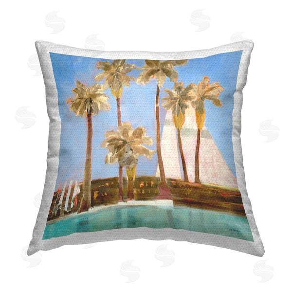 Stupell Industries Third And Wall | Tropical Summer Sea Scene Printed Throw Pillow