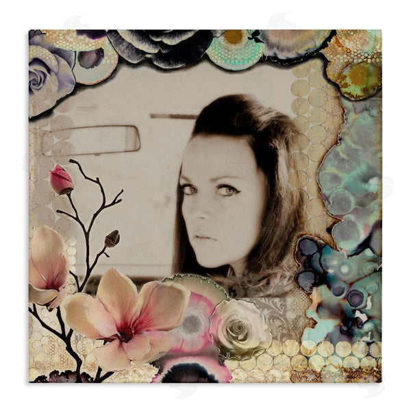 stupell industries Third & Wall Studios | Girl in Car Collaged Florals