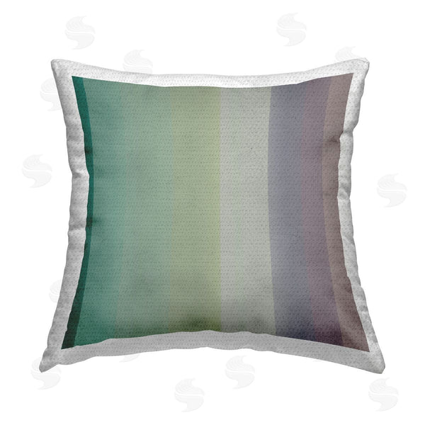 Stupell Industries Third & Wall Studios | Green & Purple Gradient Printed Throw Pillow