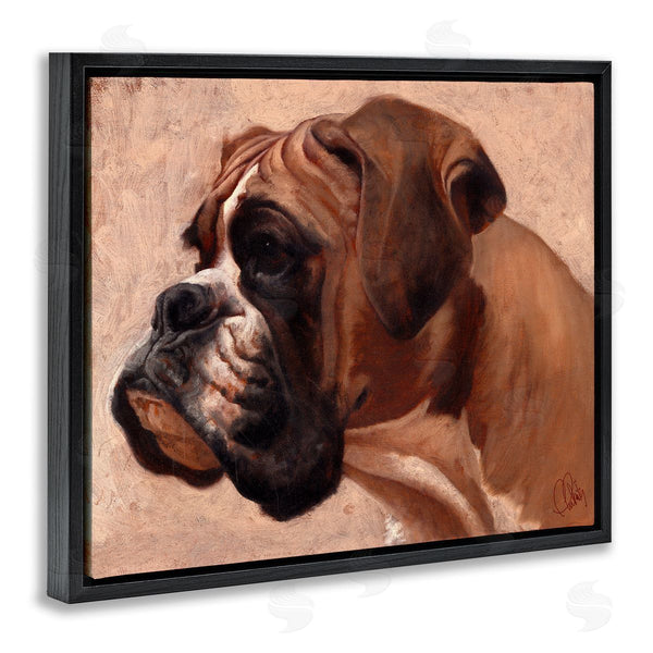 Stupell Industries Thomas Fluharty | Boxer Dog Neutral Portrait