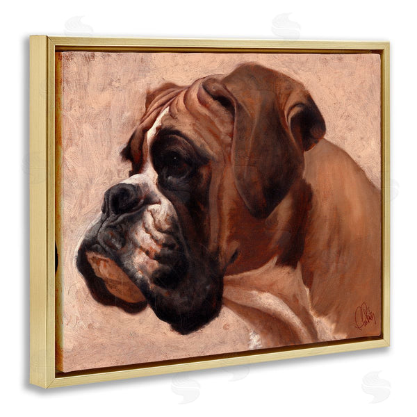 Stupell Industries Thomas Fluharty | Boxer Dog Neutral Portrait