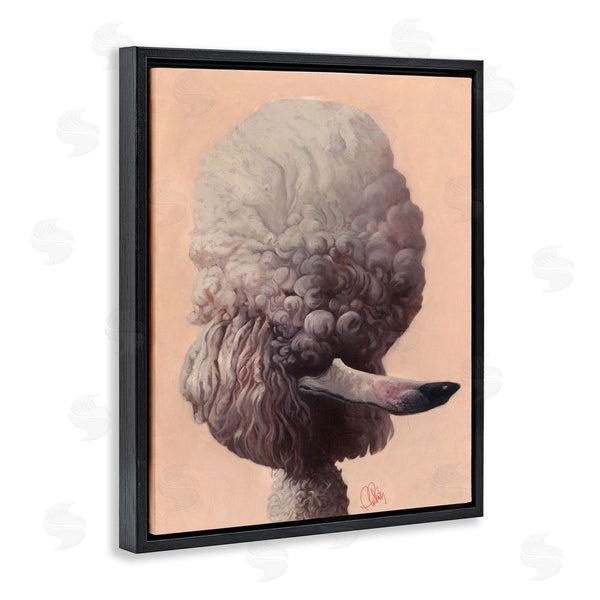 Stupell Industries Thomas Fluharty | Poodle Afro Funny Dog