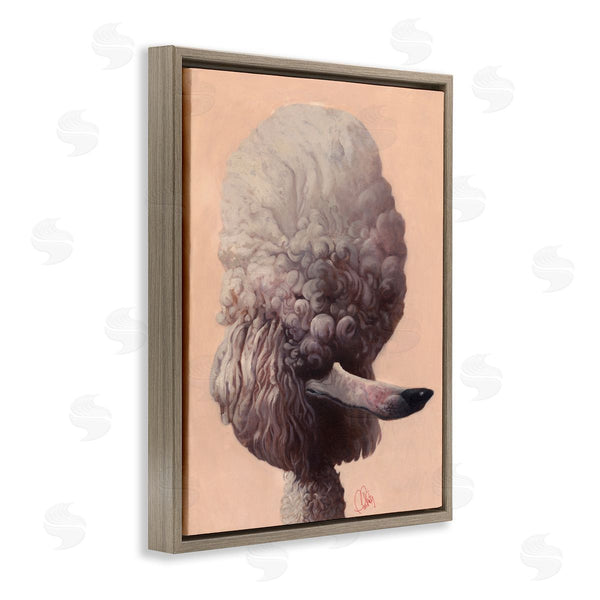 Stupell Industries Thomas Fluharty | Poodle Afro Funny Dog