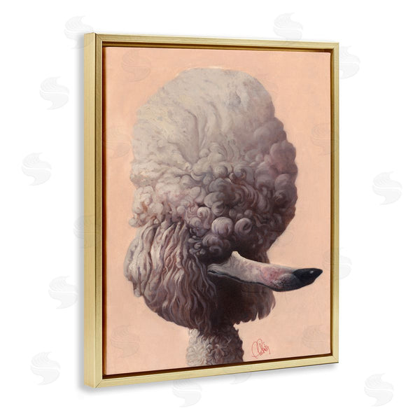 Stupell Industries Thomas Fluharty | Poodle Afro Funny Dog