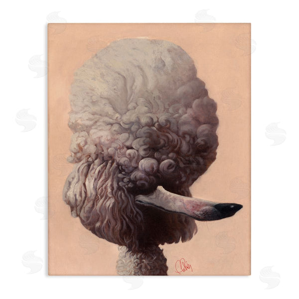 stupell industries Thomas Fluharty | Poodle Afro Funny Dog