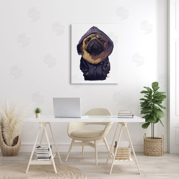 Stupell Industries Thomas Fluharty | Pug In Street Wear Wall Art