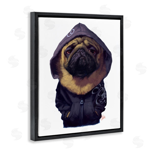 Stupell Industries Thomas Fluharty | Pug In Street Wear Wall Art