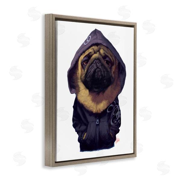 Stupell Industries Thomas Fluharty | Pug In Street Wear Wall Art