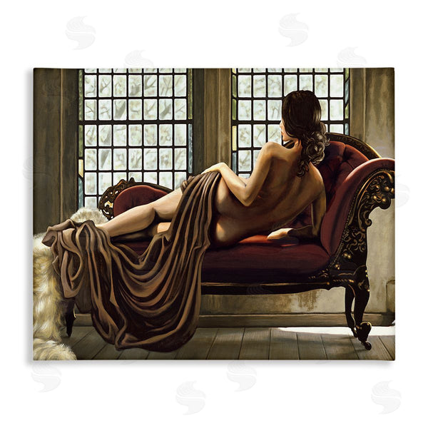 stupell industries Thomas Page | Golden Woman Nude Portrait