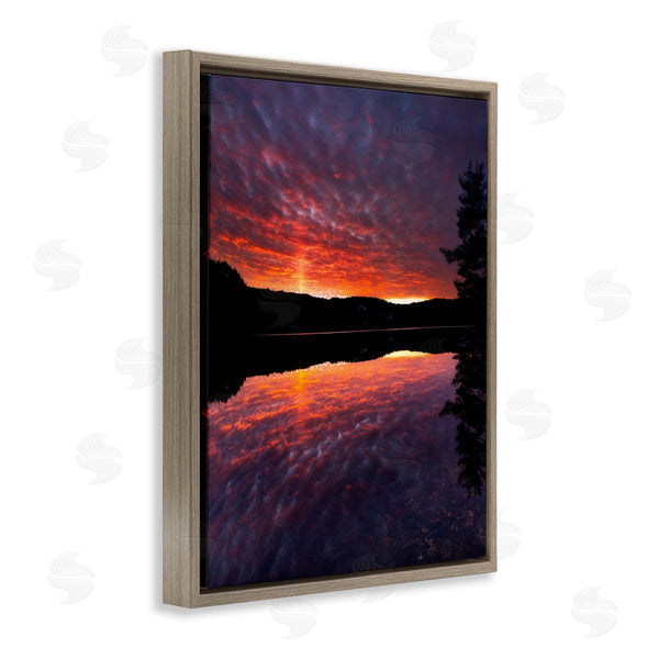Stupell Industries Thomas Tepstad Berge | Lake Sunset Reflection Wall Art