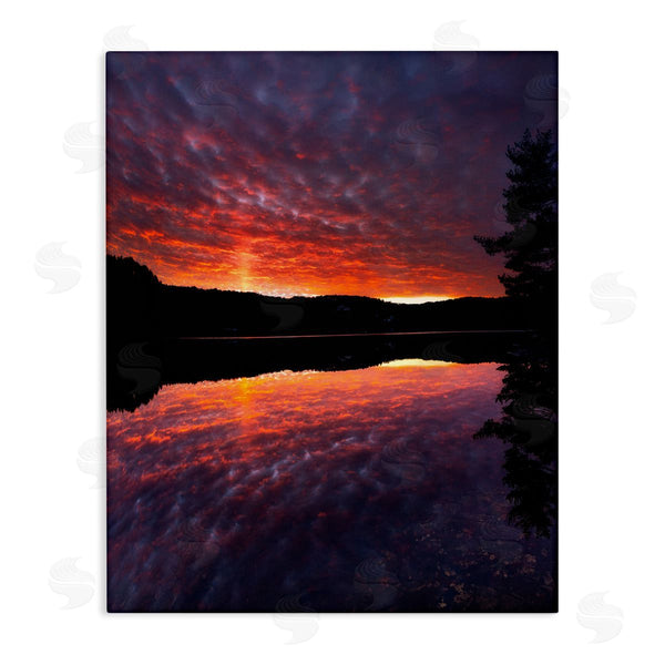 stupell industries Thomas Tepstad Berge | Lake Sunset Reflection Wall Art