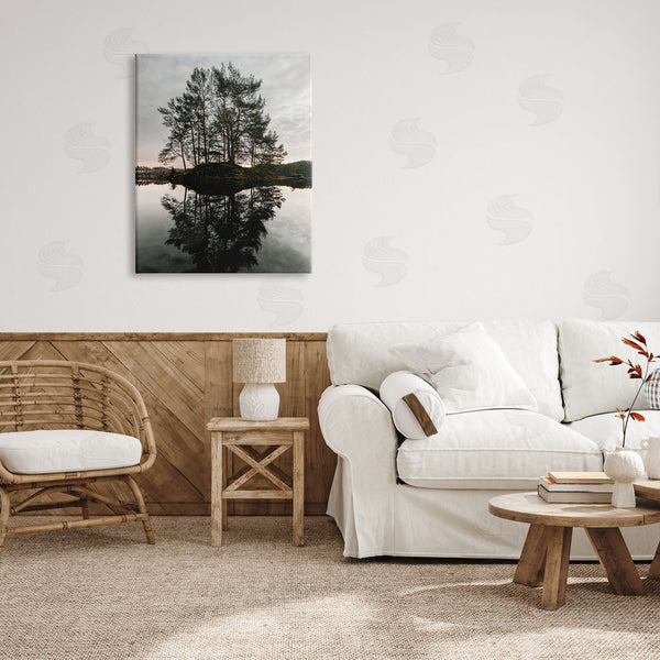 Stupell Industries Thomas Tepstad Berge | Tree On Lake Landscape Wall Art