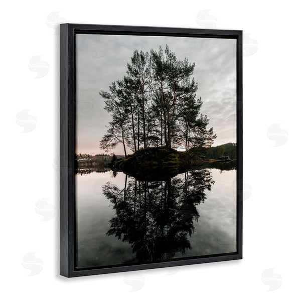 Stupell Industries Thomas Tepstad Berge | Tree On Lake Landscape Wall Art