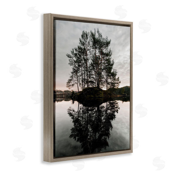Stupell Industries Thomas Tepstad Berge | Tree On Lake Landscape Wall Art