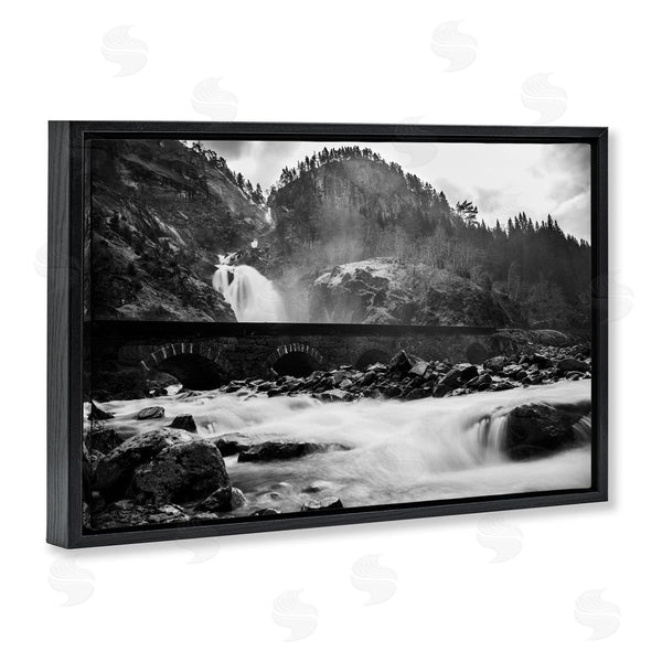 Stupell Industries Thomas Tepstad Berge | Waterfall Ravine Photography