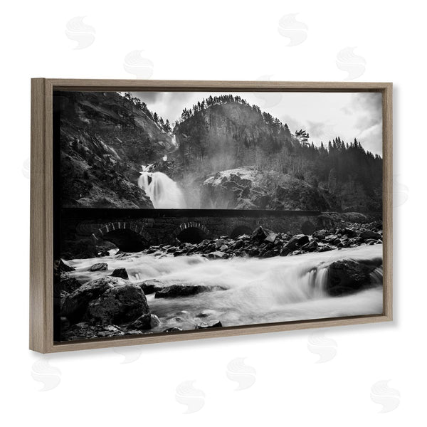 Stupell Industries Thomas Tepstad Berge | Waterfall Ravine Photography