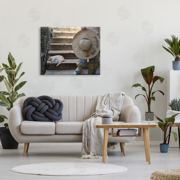 Stupell Industries Tilman Wagner | Do Not Disturb Cat Wall Art