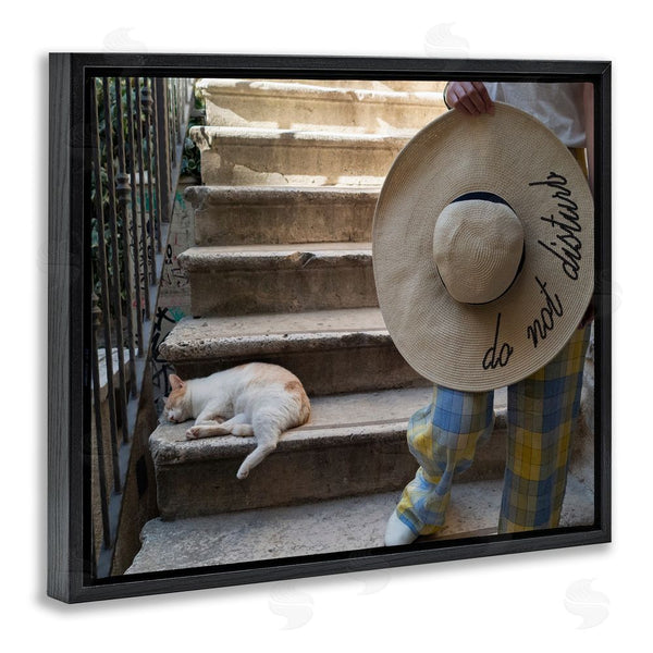 Stupell Industries Tilman Wagner | Do Not Disturb Cat Wall Art