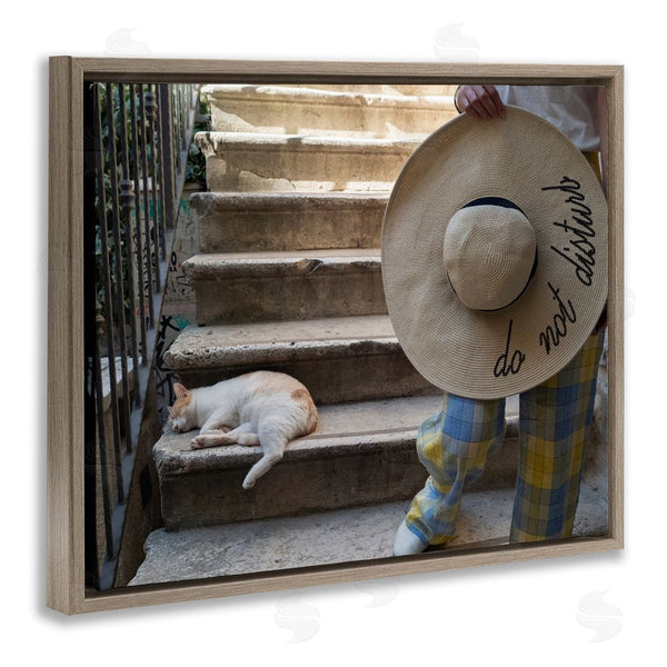 Stupell Industries Tilman Wagner | Do Not Disturb Cat Wall Art