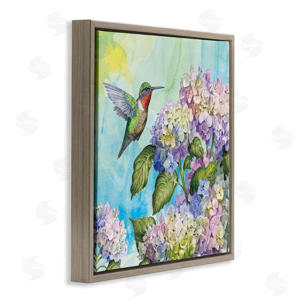 Stupell Industries Tim Coffey | Hummingbird & Hydrangeas