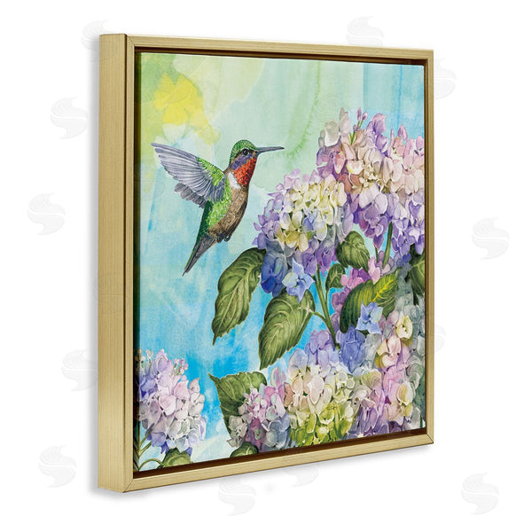 Stupell Industries Tim Coffey | Hummingbird & Hydrangeas