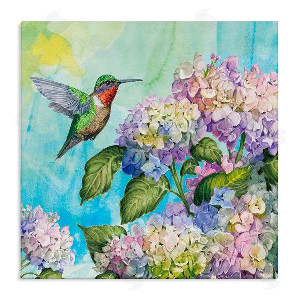 stupell industries Tim Coffey | Hummingbird & Hydrangeas