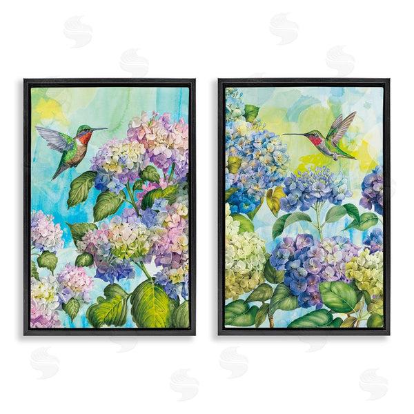 Stupell Industries Tim Coffey | Hummingbirds And Hydrangeas