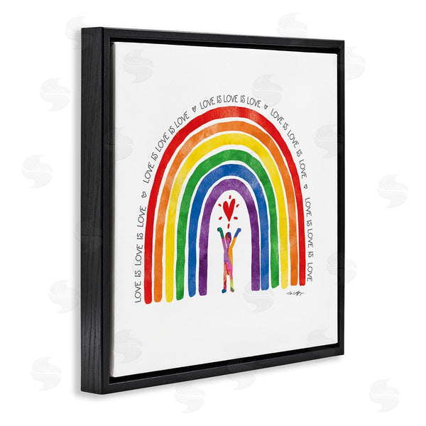Stupell Industries Tim Coffey | Love Is Love Pride Inclusivity