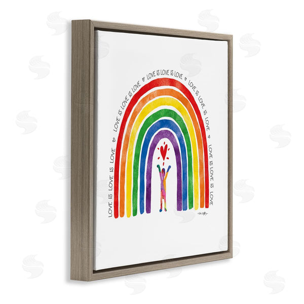 Stupell Industries Tim Coffey | Love Is Love Pride Inclusivity