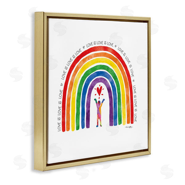 Stupell Industries Tim Coffey | Love Is Love Pride Inclusivity