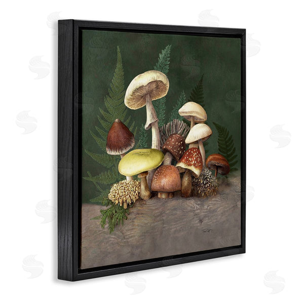 Stupell Industries Tim Coffey | Mushrooms And Ferns Nature