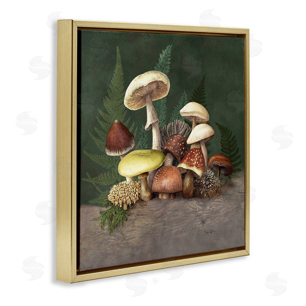 Stupell Industries Tim Coffey | Mushrooms And Ferns Nature