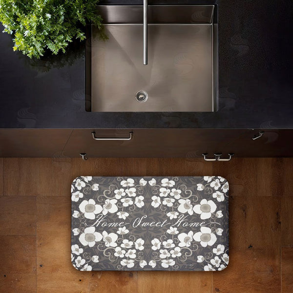 Stupell Industries Tim Coffey | Sweet Home Apple Blossoms Entry Anti-Fatigue Mat